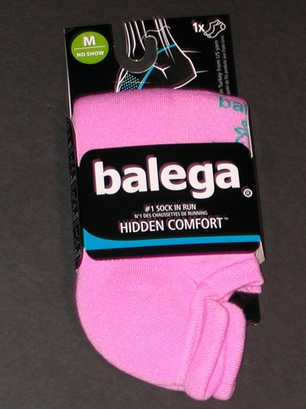 Balega Hidden Comfort No Show Socks Women's Medium NWT Candyfloss
